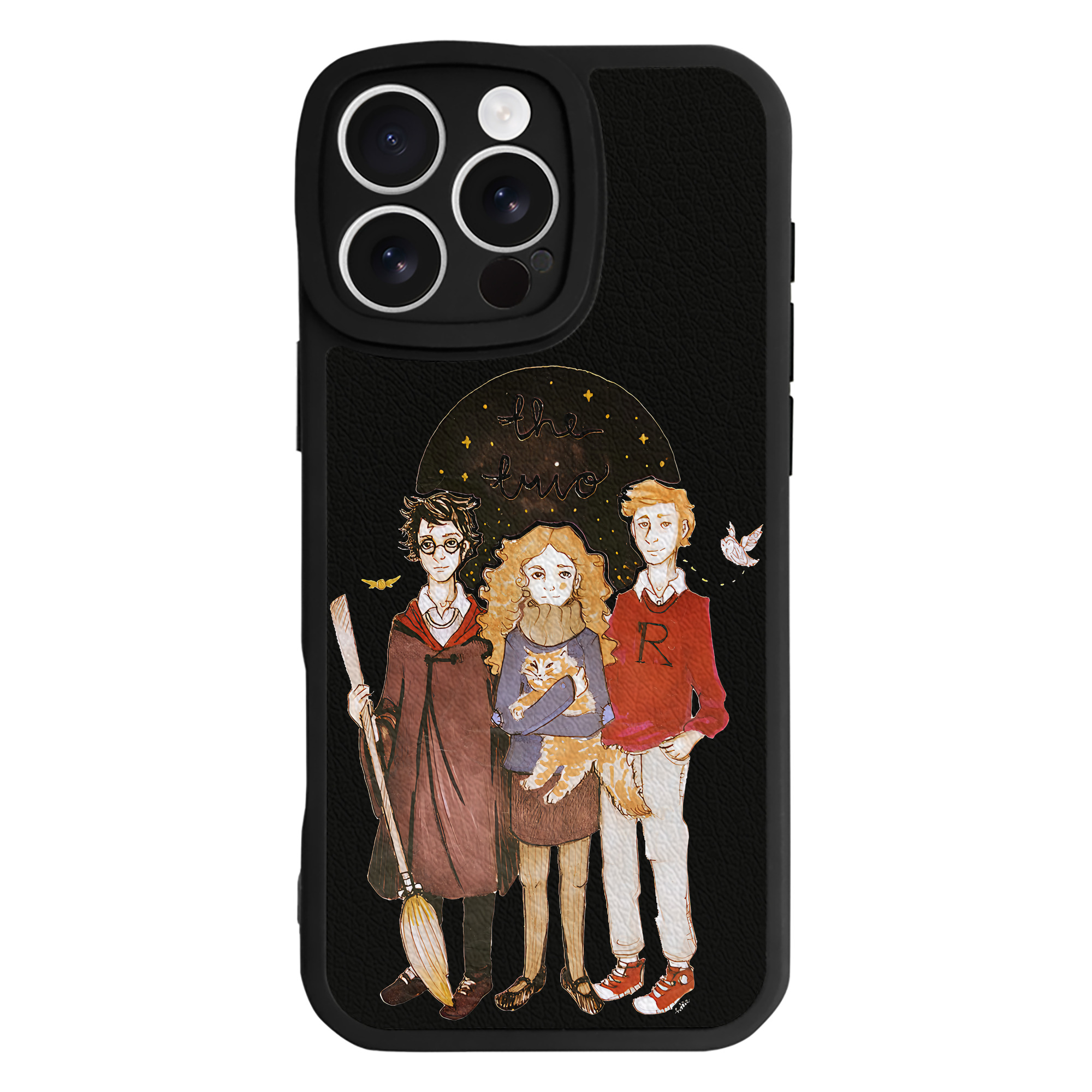 （画像用） Harry Potter ハリー・ポッターシリーズ 【iPhone 16シリーズ対応】シリコンスマホケース（レザー調） 材質：シリコン
